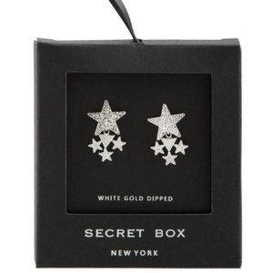 Gold dipped Star Cluster Stud Earrings